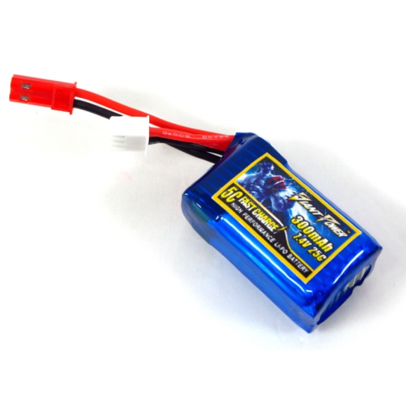 7.4V 2S 300mAh 25C LiPO Battery JST plug 4cm wire