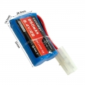 6.4V 650mAh HFC1450 2s LiFePO4 Battery KET-2P Nor female plug