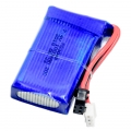 7.4V 2S 1000mAh 20C LiPO Battery SM-2P positive plug