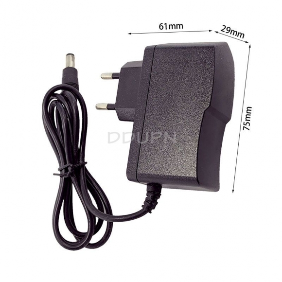 15V 800mA EU power adapter 5.5x2.1-2.5mm output plug