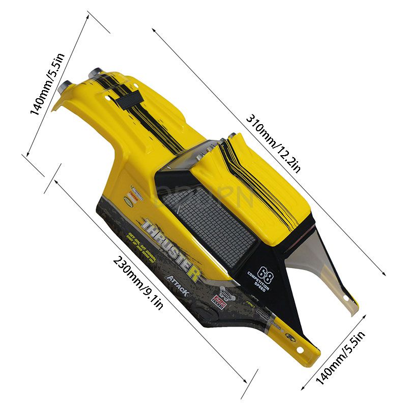HBX part 889 -B001 Desert Truck (Yellow)  HBX part 889 -B001 Desert Truck (Yellow)