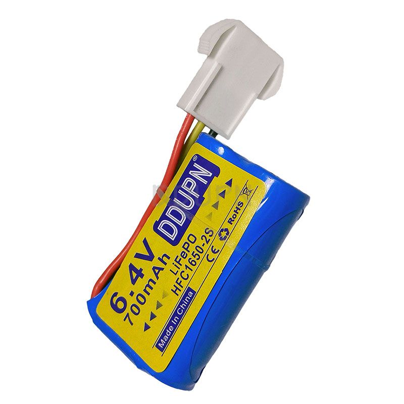 6.4V 2S 700mAh HFC1650 LiFePO Battery EL4.5 3P Rev female plug