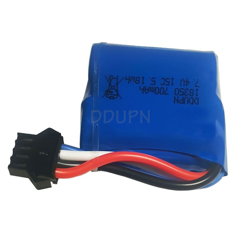 7.4V 2S 700mAh Battery SM4P Nor male plug