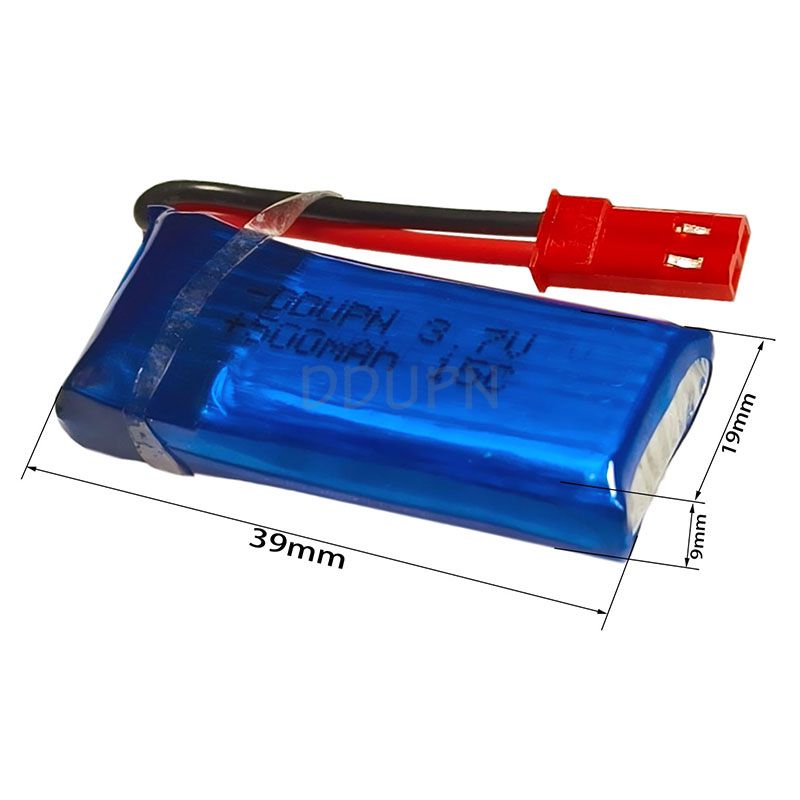 3.7V 1S 500mAh 15C LiPO Battery JST Plug